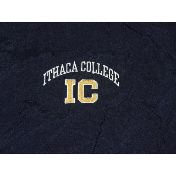 Vintage 1990s Ithica College Champion Pullover Cotton Lined Windbreaker Medium - Picture 2 of 10